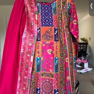 Indian Pakistani salwar kameej dress 3 PCs party dress